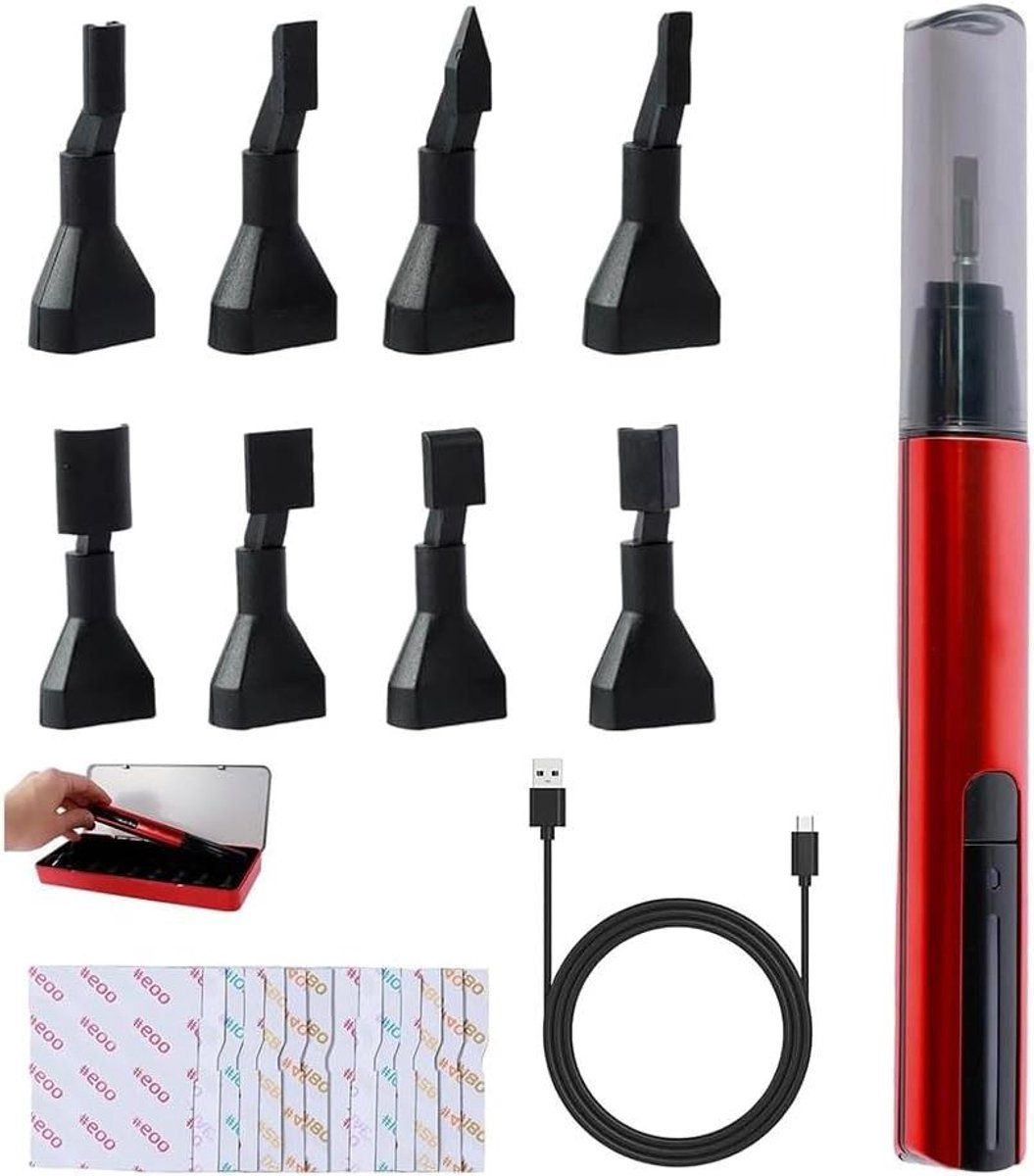 Elektrische Slijpmachine - Slijpstift Mini Slijper - Slijpen Polijsten Knutselen - USB Snelladen - 23 x 9 x 3 cm
