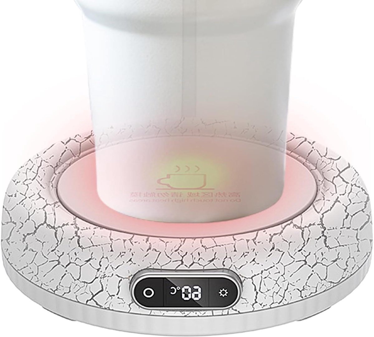 Kopjeswarmer - Drankverwarmer Mok - Dranken Warm Houden - Vier Warmtestanden - 60W - Wit