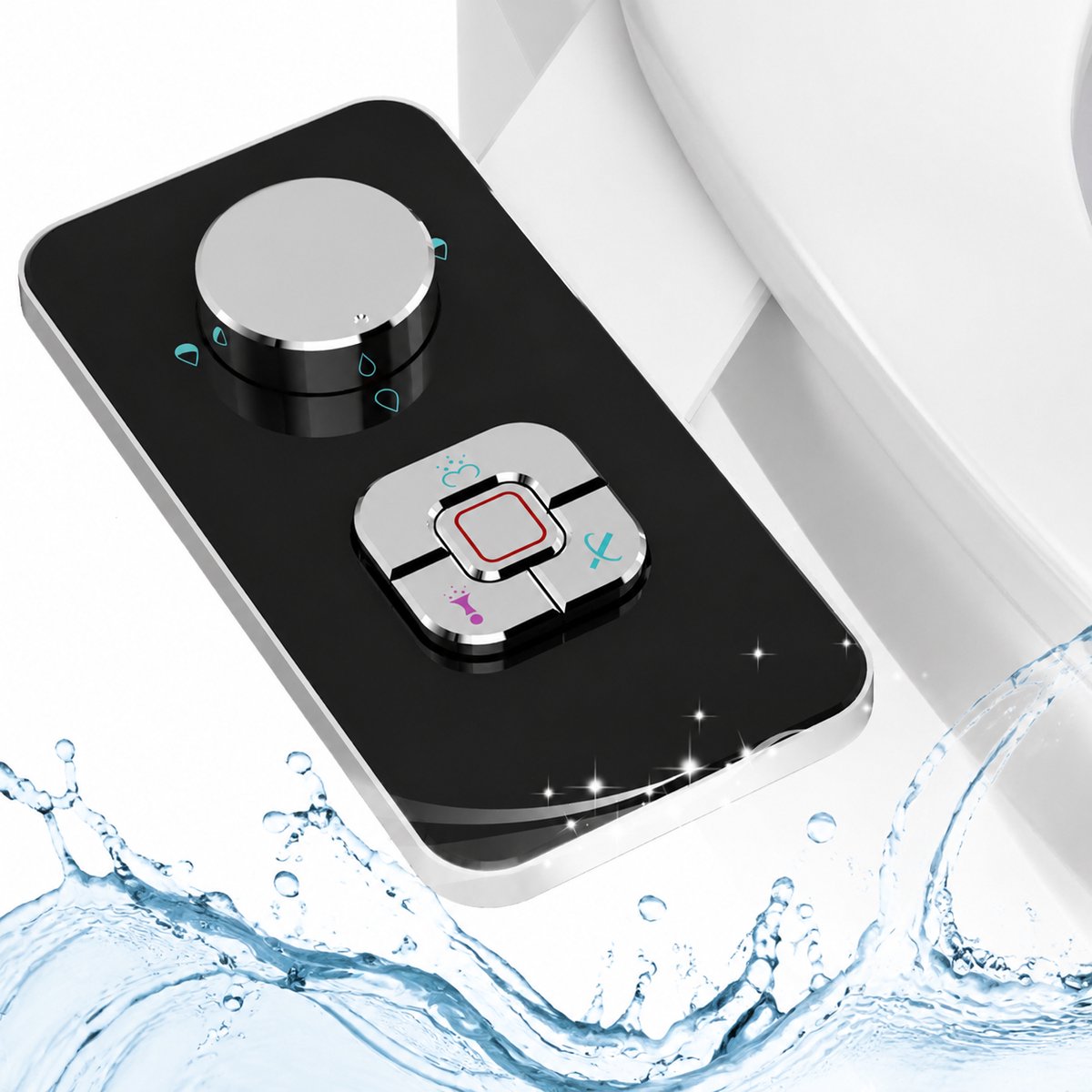 WRISIN 6-Serie Bidet – Zelfreinigend met Twee Spuitstanden & Verstelbare Waterdruk