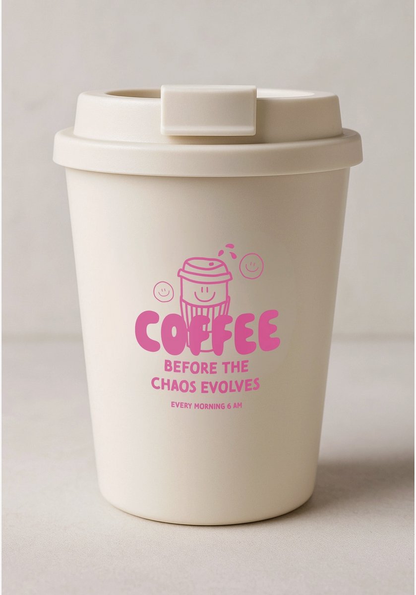 Koffiebeker to go Coffee Before Chaos