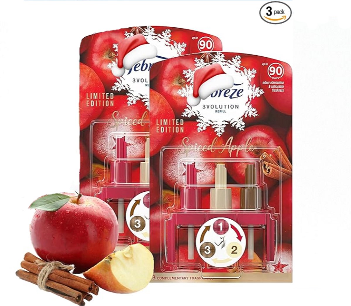 Ambi Pur 3VolutionSpiced Apple Refill for electric air freshener 2x20ml