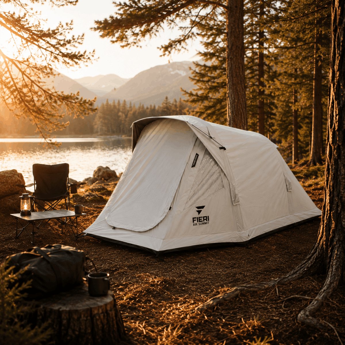 Fieri Air Summit Cooldome Opblaasbare Tent - 3 Persoons Tent - 3000 mm Waterkolom - Incl. Pomp – foto 7