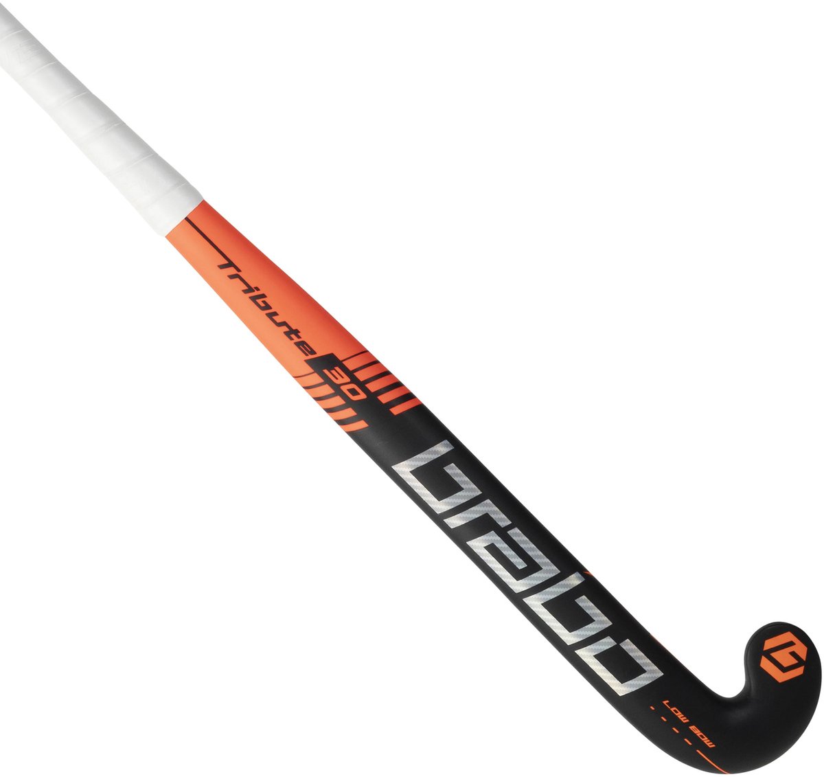 Brabo Tribute 30 LB Black/Orange Senior Hockeystick