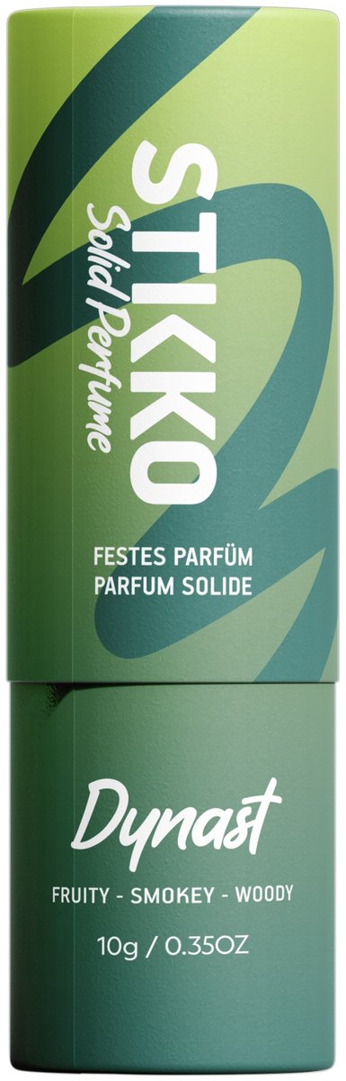 STIKKO Dynast - Solid Perfume Heren | Parfum Stick | Reisparfum | Langdurige Geur | Handbagage Proof | Vegan | 10 g