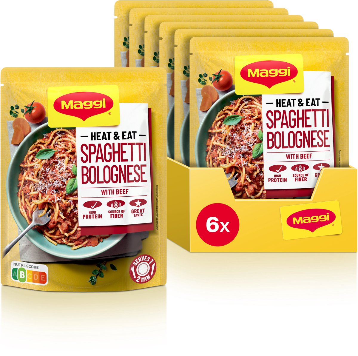 MAGGI Heat&Eat Spaghetti Bolognese 6x280g