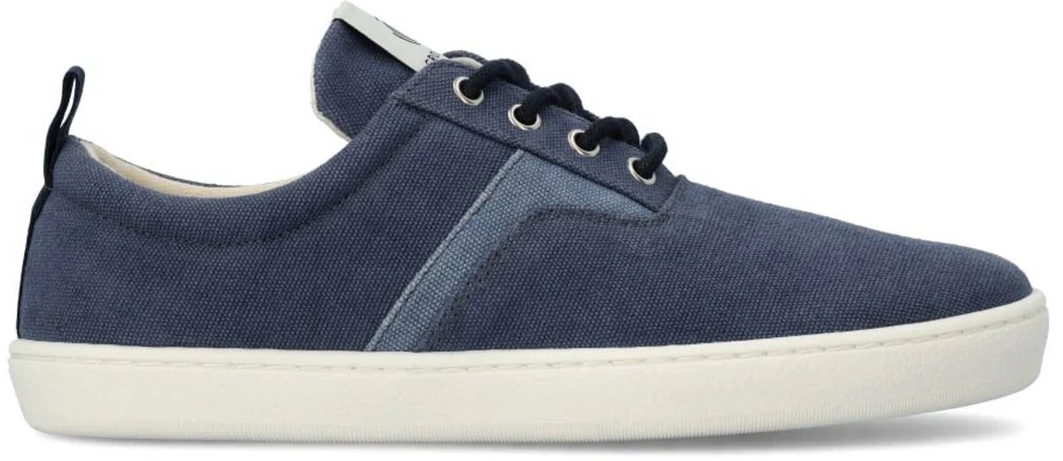 Barefoot Groundies® | Barefoot Sneakers | Dames | Vegan | Gerecycled canvas | Ademend en licht | Zero drop | Zomerschoen | Blauw | Maat 41