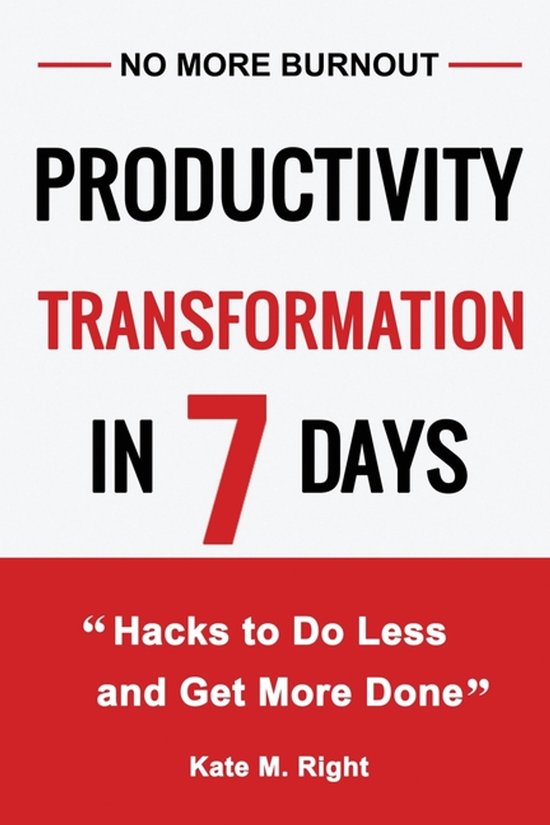 Productivity Transformation in 7 Days - cover