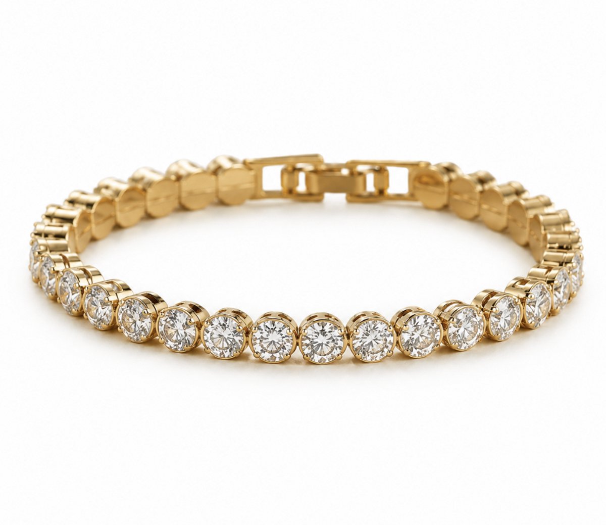 Luxe Armband - Dames armband - Verguld - Goudkleurig - feest sieraden - verjaardag cadeau - cadeau