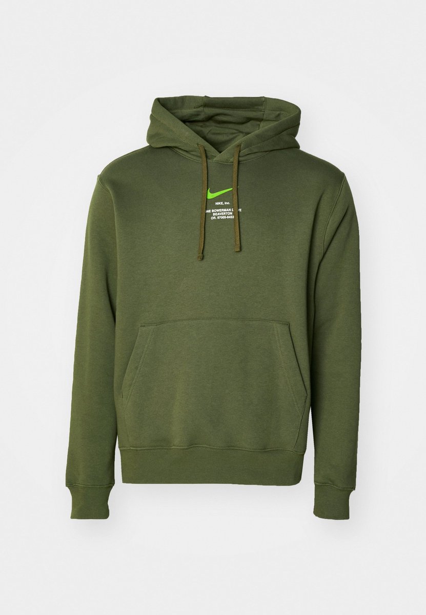 Nike Sportswear Hoodie Sweater S Cargo Swoosh Lifestyle Groen