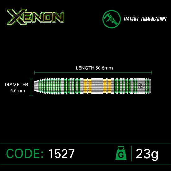 Winmau Xenon 90% - Dartpijlen van Winmau — afbeelding 3