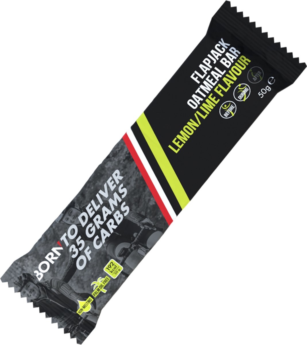 BORN FLAPJACK OATMEAL BAR LEMON/LIME BOX 15 stuks