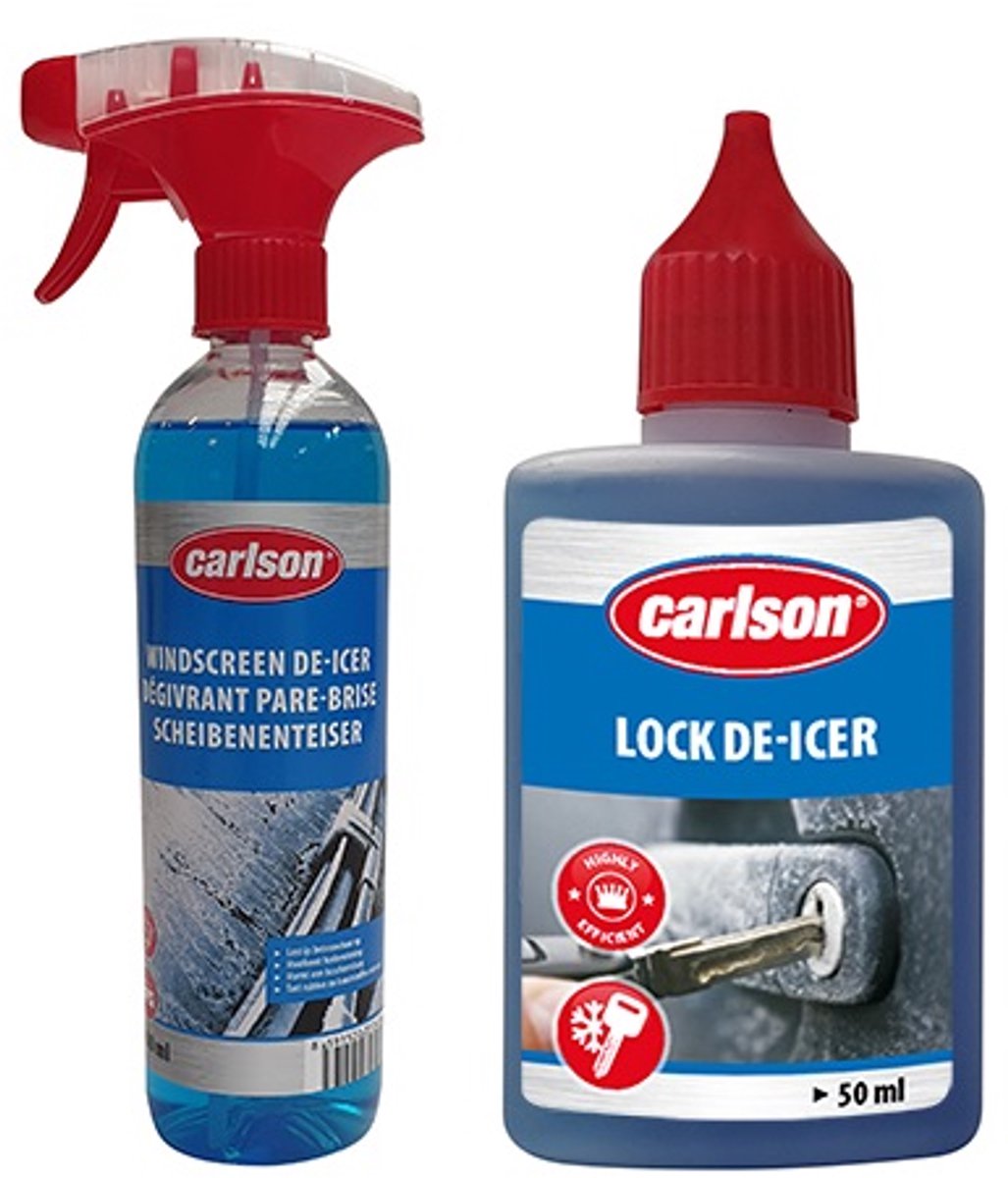 Carlson antivries spray en slot ontdooier | Ontdooispray | Vorst | Antivries spray | De-icer | Anti vries | Winterproduct | Auto slot | Deur ontdooier | Voorkomt bevriezing