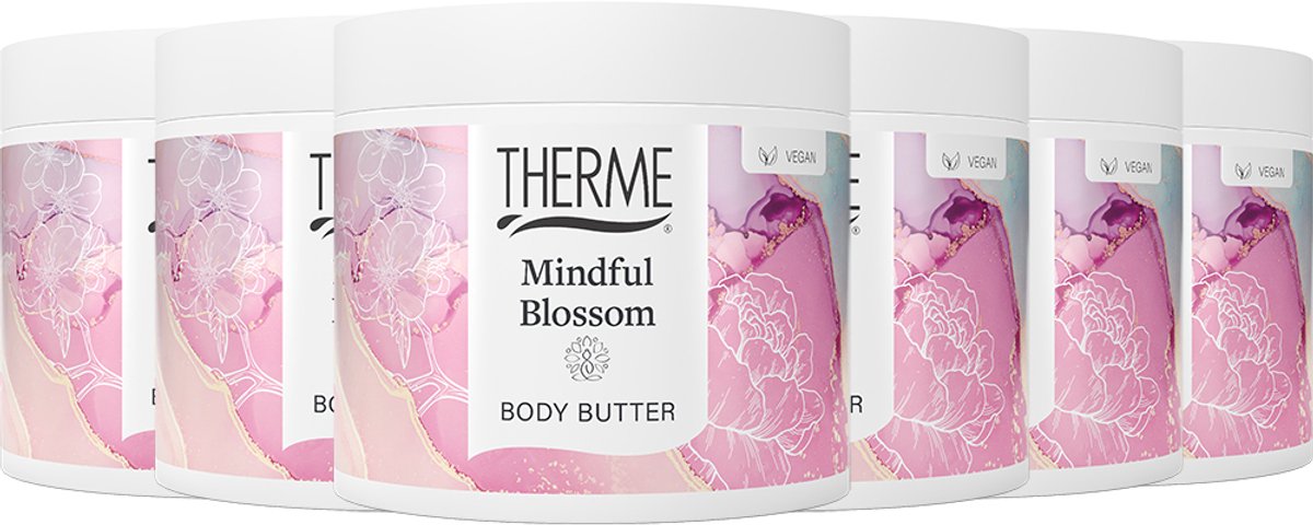 THERME Mindful Blossom Body Butter - 6 x 225 gr - Voordeelverpakking