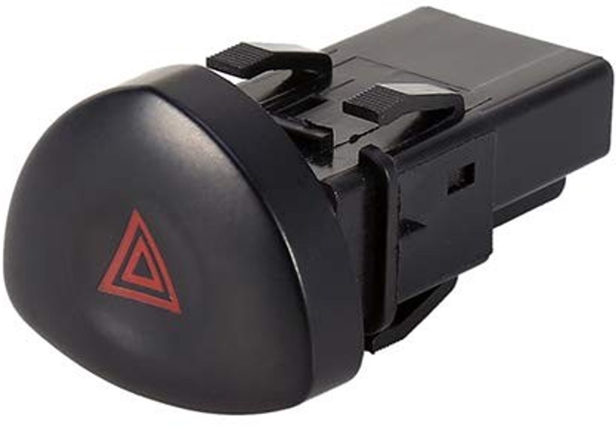 Dailygoods - Gevarenlichtschakelaar - Verkeerswaarschuwing - Hoge kwaliteit - Compact formaat - Geschikt voor Clio MK II 2001 - 2006 - Duurzaam en cor...
