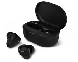 PHILIPS TAT1300BK - True Wireless Oordopjes - Bluetooth 6.0 - Tot 24 Uur Batterijduur - IPX4 Waterbestendig - Zwart