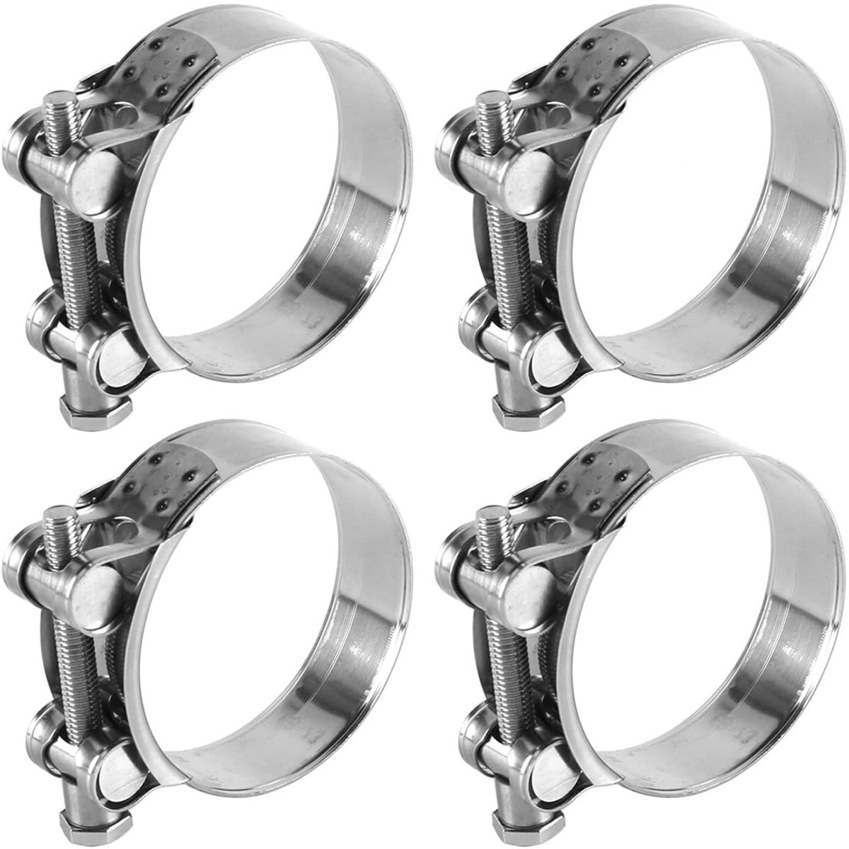 Dailygoods- Slangklem Heavy Duty - RVS 68-73mm - Metalen Slangklem - Gelijkmatige Drukverdeling - Schokabsorptie - Geschikt voor Slangen tot 5mm