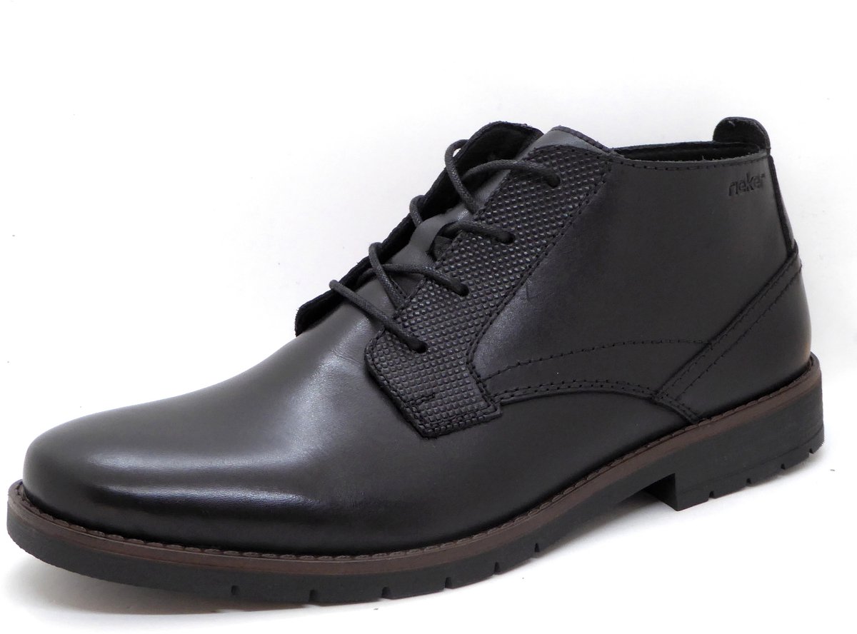 Rieker Heren Veterboot - 13902-00 Zwart - Maat 43