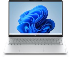 HP OmniBook 3 16-by0058ndx AMD Ryzen™ 5 7520U Laptop 40,6 cm (16") 2K 8 GB LPDDR5-SDRAM 512 GB SSD Wi-Fi 6 (802.11ax) Windows 11 Home Grijs, Zilver QWERTY