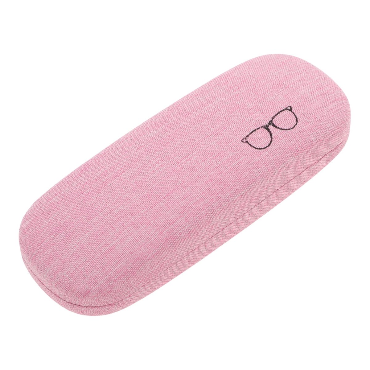 Dailygoods- Brillenkoker Harde Case - Draagbare Zonnebrillenkoker - Uniseks - Roze - 6,3x2,4x1,5 cm - Duurzaam en Elegant - Etui