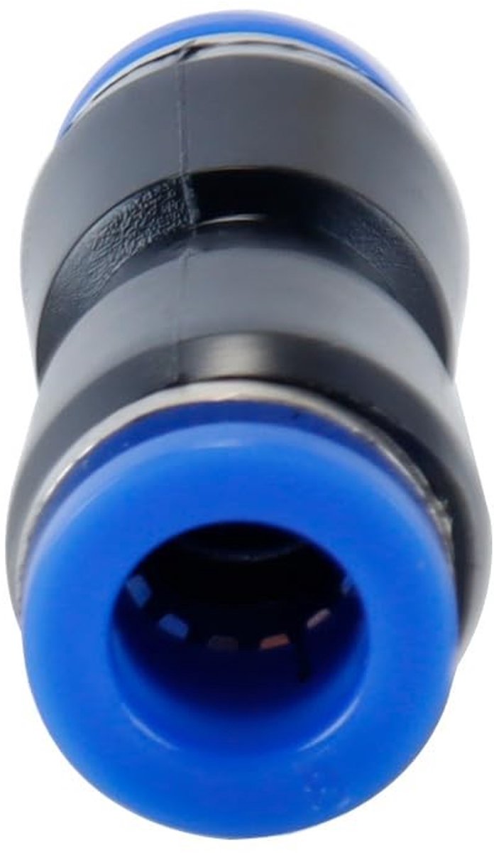 Dailygoods - 12 Stuks 8 mm naar 10 mm Pneumatische Reducer met Snelontgrendeling
