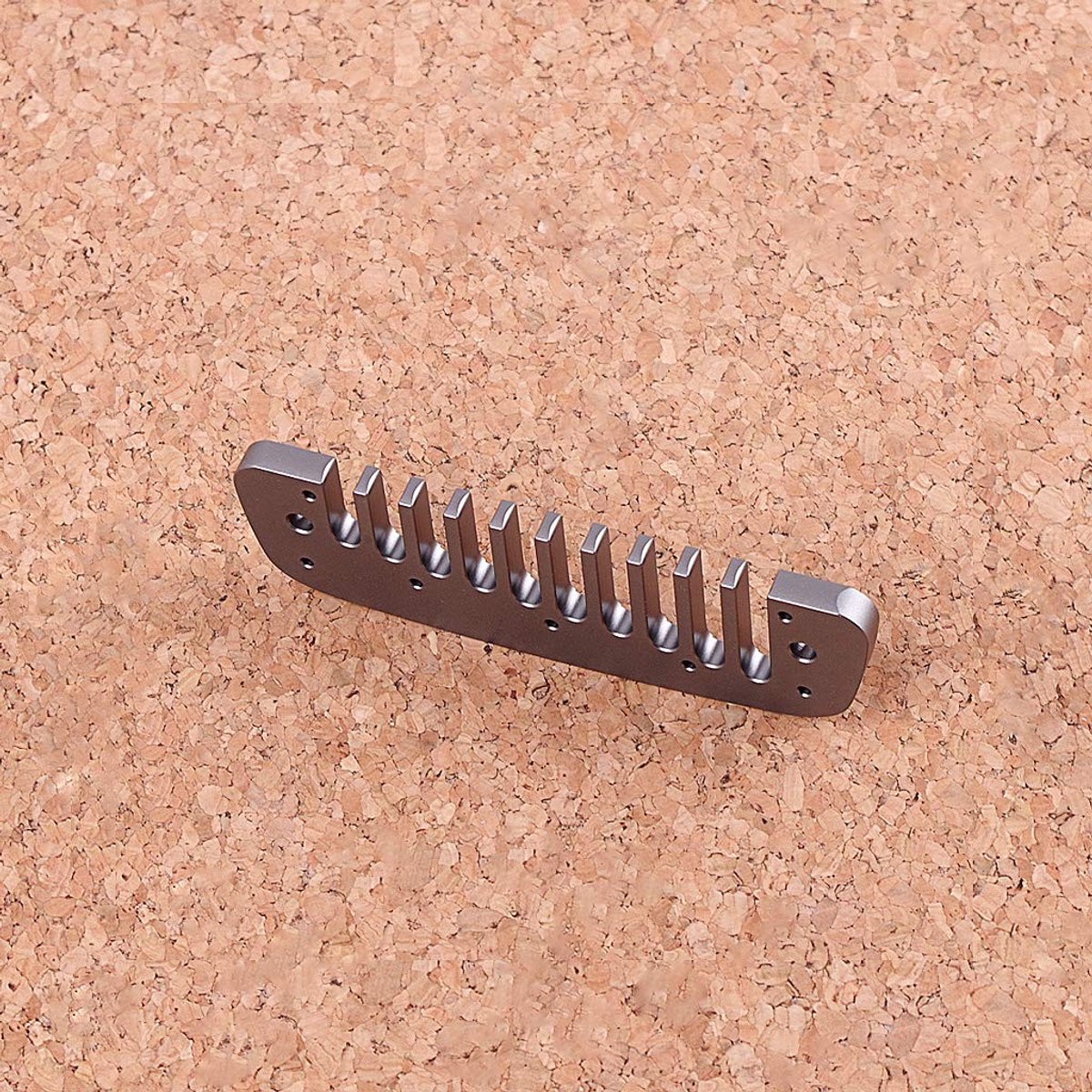Dailygoods- Mondharmonica Deel Aluminiumlegering - 10 Gaten - Slijtvast - Hohner Marine Band - Crossover/Deluxe - Schroefbevestiging - Harmonica Kam
