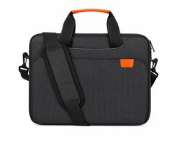 15 15,6 16 Inch Laptop Schouder Tas, Waterdichte Draag Tas met Draagbaar Handvat, Compatibel met MacBook Air/Pro 15/16, Surface Book Surface Book 3/2 15, Dell Inspiron 15,6 (Zwart)