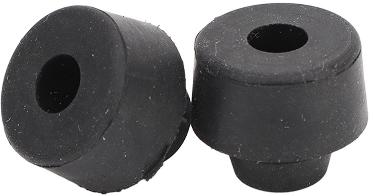 Dailygoods- Rubberen Bussen - Effectieve Achterklepstopkussen - 2 Stuks - Eenvoudige Assemblage - Geschikt voor Tundra 2000-2021 - Sterke Demping - Achterklepstop