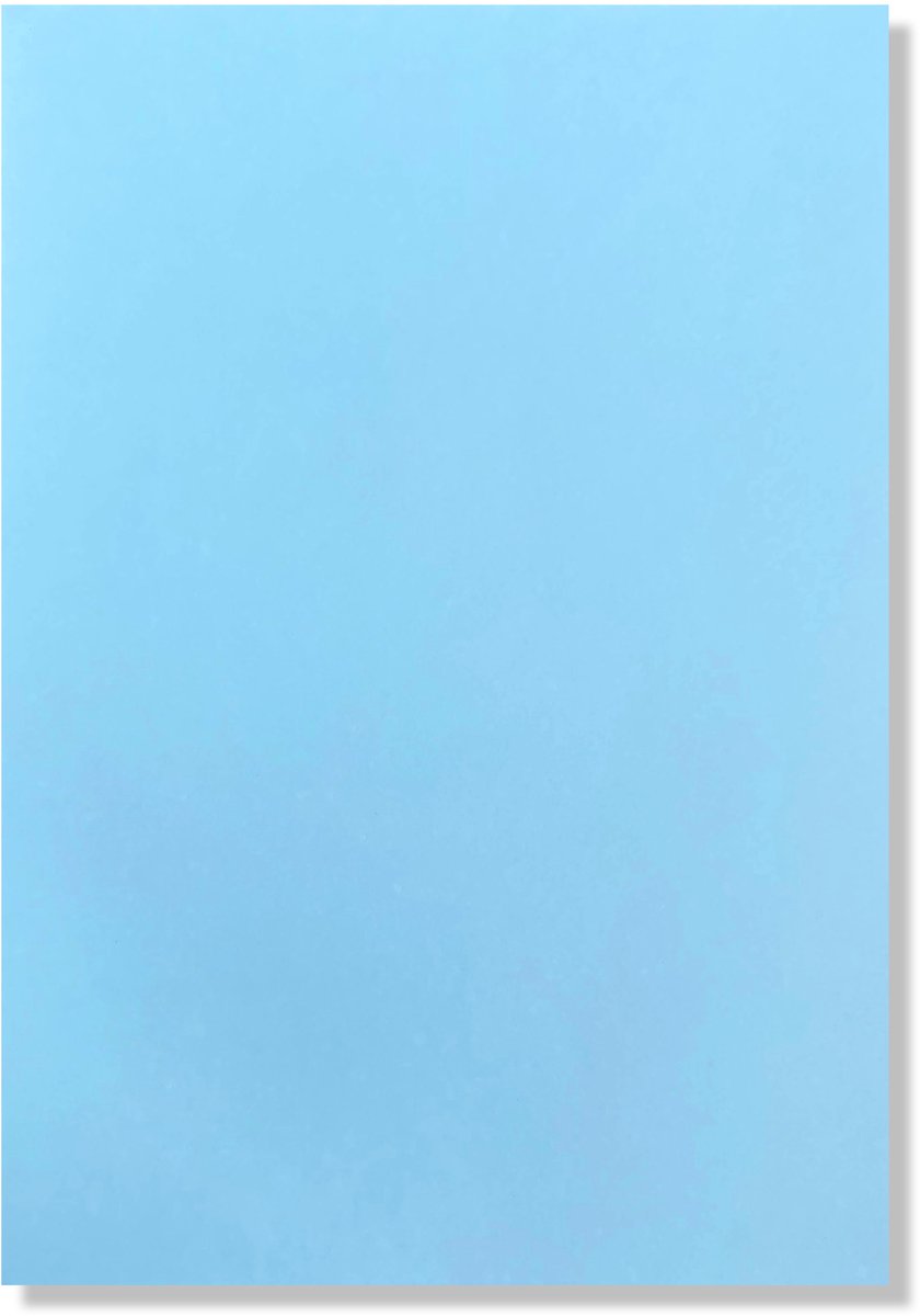 Cards & Crafts 100 x Hobbykarton Baby Blauw - A4 - Hobbypapier - Cardstock 29,7x21cm - 250g/m²