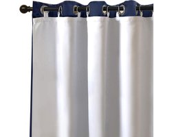 Verduisterende Gordijnvoering - Isolerende Gordijnen - Slaap Verbeteren - 100% Lichtblokkering - 127 x 229 cm - Gebroken Wit