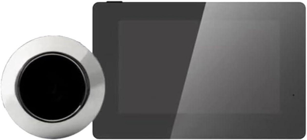 Digitale Deurcamera - Deurkijker Monitor - Veiligheid Thuis - 145 Graden Groothoek - 4.3 Inch Scherm - Zwart