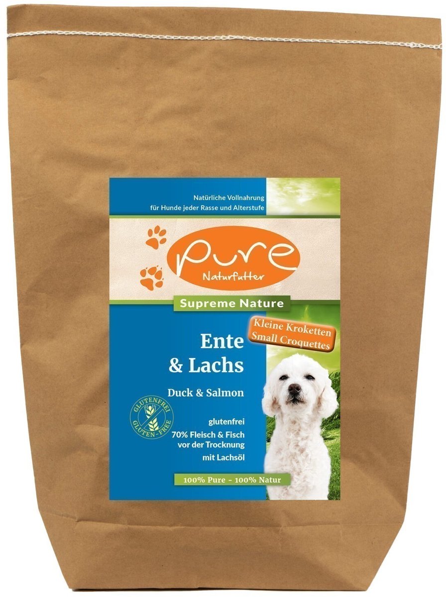 Chōmi Chomi pure - Eend en zalm voor volwassen honden ( KLEINE BROKJES ) - 5 kg