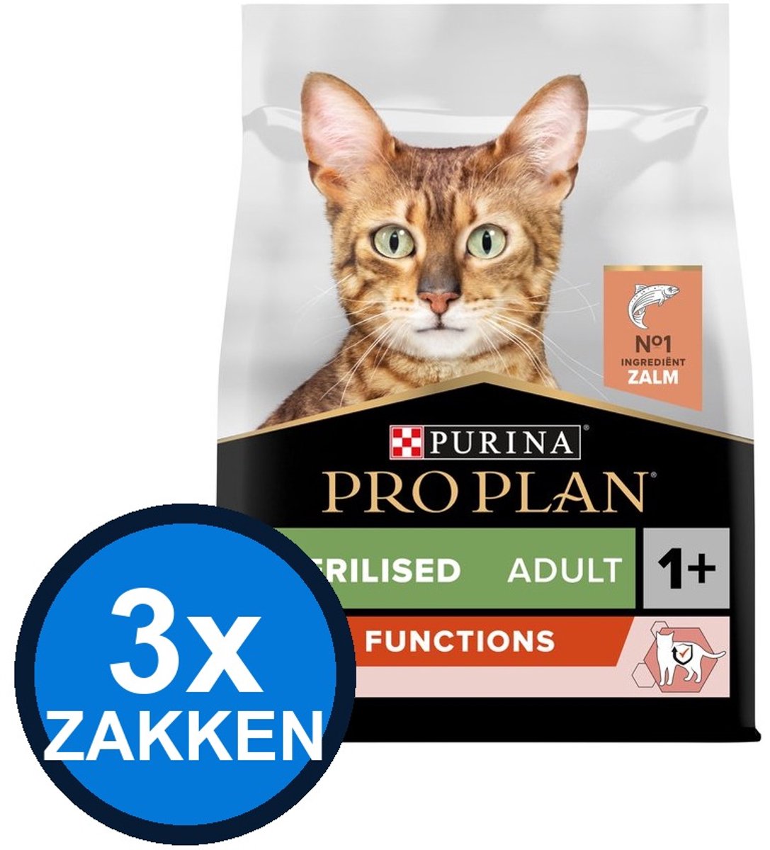 Pro Plan Pro Plan - Adult Sterilised Vital Functions Zalm - Kattenvoer Droogvoer - 1.5 kg