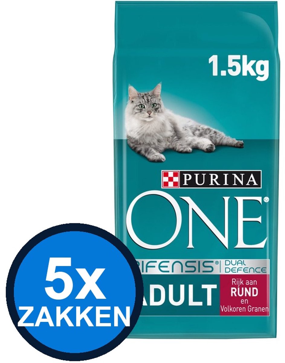 Purina One Purina One - Adult Rund&Verse Groenten - Kattenvoer Droogvoer - 1.5 kg