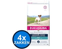 4x Eukanuba - Dog Adult Jack Russel Terrier Chicken - Hondenvoer Droogvoer - 2 kg