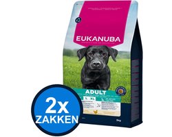 2x Eukanuba - Life Care Dog Adult Large Chicken - Hondenvoer Droogvoer - 3 kg