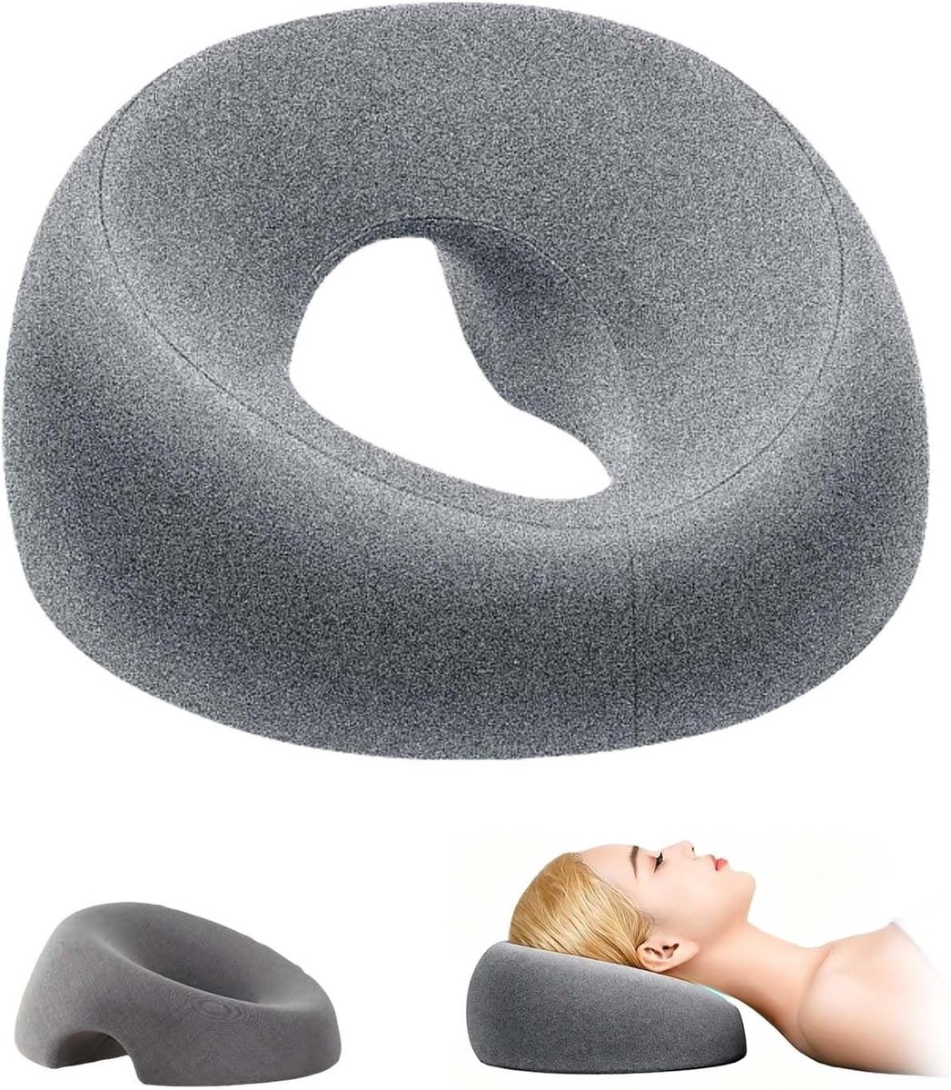 Massage Hoofdkussen - Zacht Stof - Hoogwaardig Traagschuim - Antislip Onderkant - Voor Schoonheidssalons en Thuisgebruik