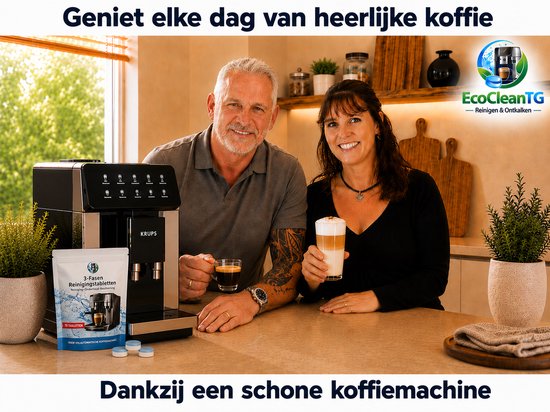 Reinigings tabletten Koffiemachine 70 – 3,5 g – Voor Volautomatische Koffiemachines – Geschikt voor Jura, Siemens, Bosch, Philips, Saeco, De'Longhi & Krups