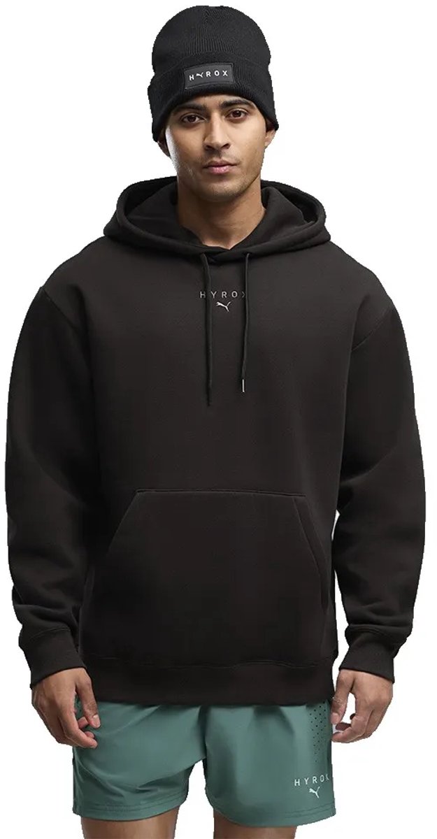 Puma X Hyrox Heavyweight Hoodie Man Zwart