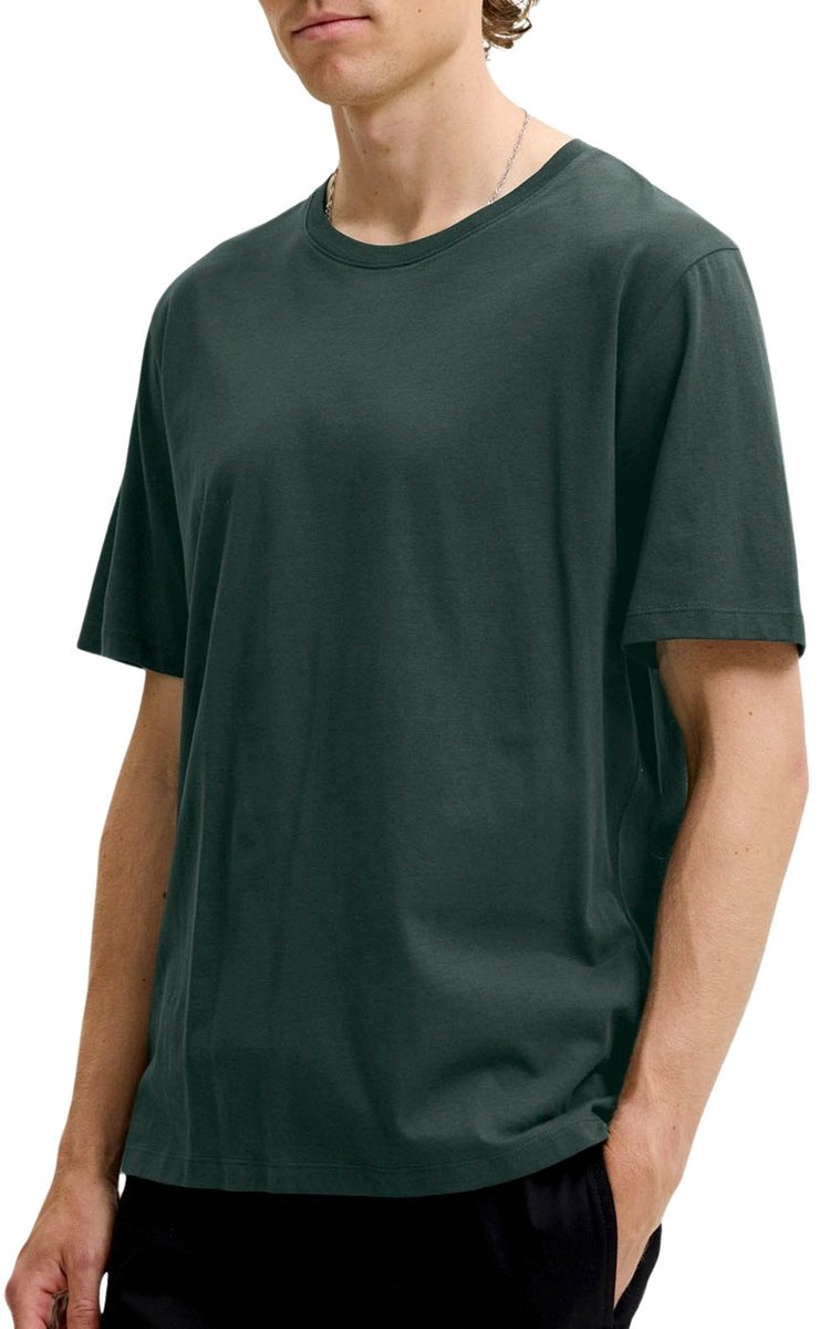 Jack & Jones Organic Basic SS Crew Shirt Heren - Maat L