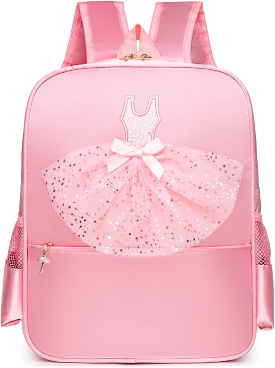LISM-Leuke balletrugzak, ballet tutu danstas, waterdichte ballerina reistas, gepersonaliseerde danstas, sporttas. (Roze)