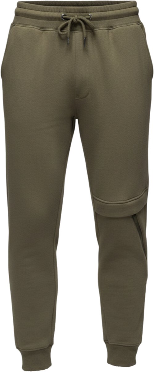 OMBRE Broek - regular fit - katoen - effen Bruin XXL