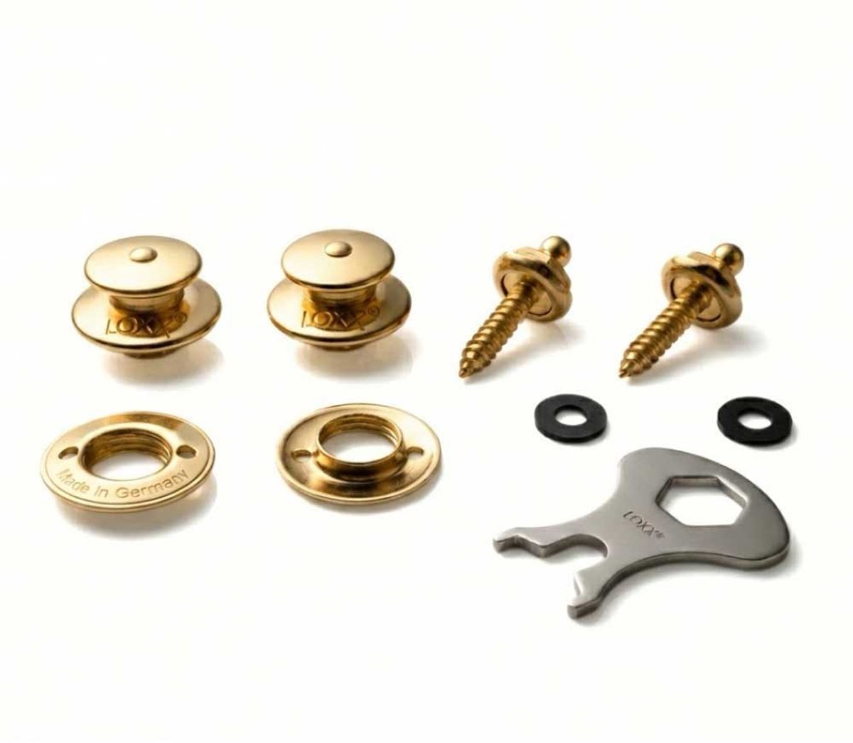 LOXX MusicBox Standard Set Straplocks Goud