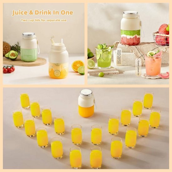 Mini Blender - Smoothie Maker - Draagbare Blender - Keukenstijl van MINI — afbeelding 5