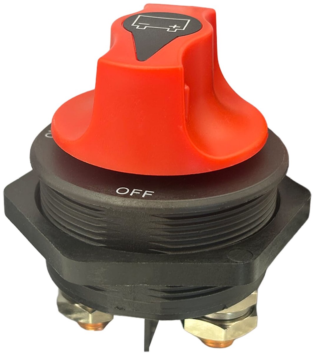 ProRide Accuschakelaar 300A 12-48V DC - Zware Uitvoering - Batterij Isolator Aan/Uit - Opbouw