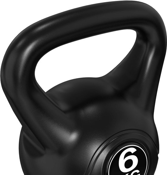 Tunturi PVC Kettle Bell - Kettlebell - 6 kg - Incl. gratis fitness app