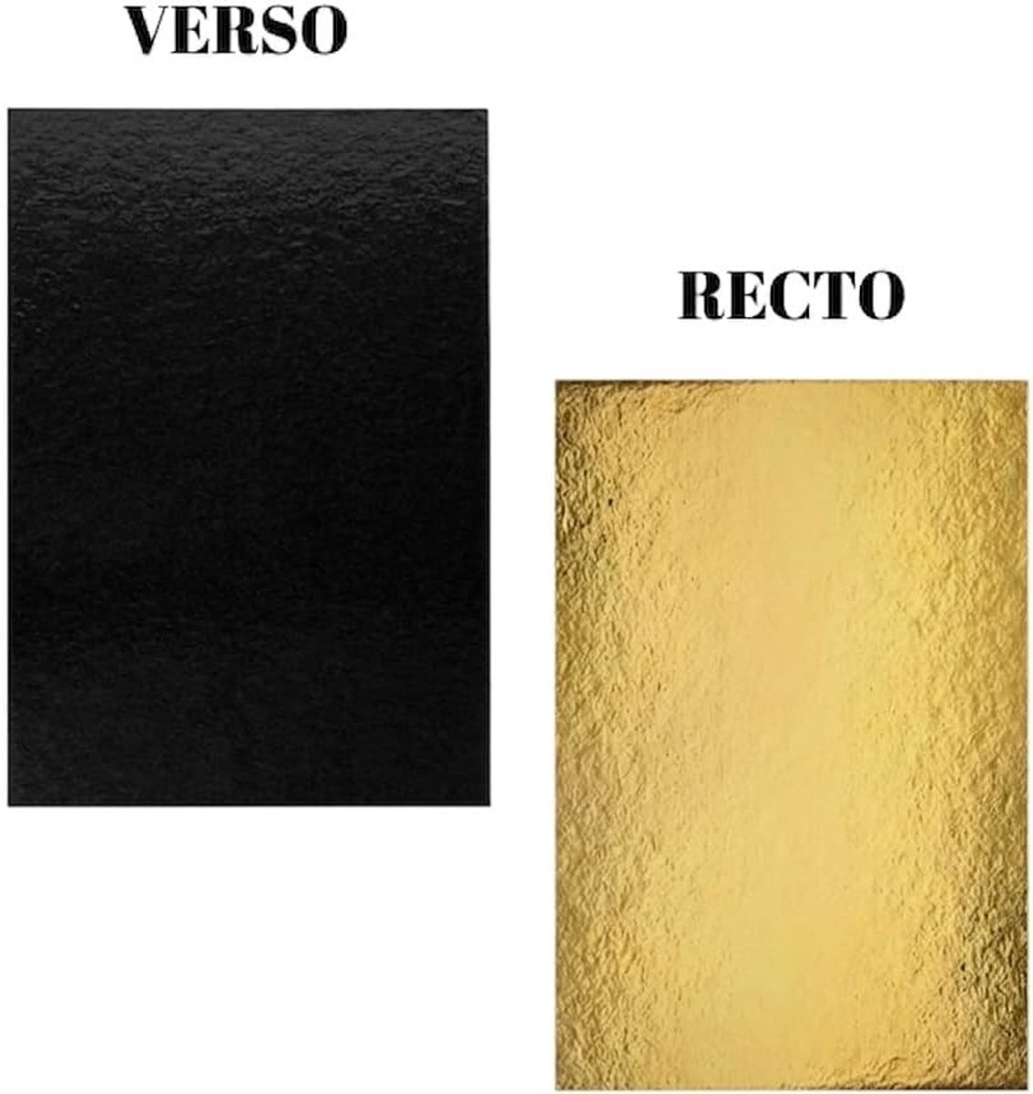 Set van 6 Taarthouders - Karton - Omkeerbaar Goud en Zilver - 30 x 20 cm - Voor Taarten en Gebak