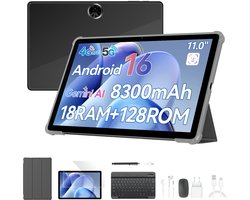 Blackview ZENO5 Tablet - 32GB RAM - 128GB ROM- 8300mAh- Android 16 - Zwart