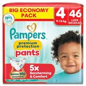 Pampers Premium Protection Pants Maat 4 - 46 Luierbroekjes - 9-15 kg - Voordeelverpakking