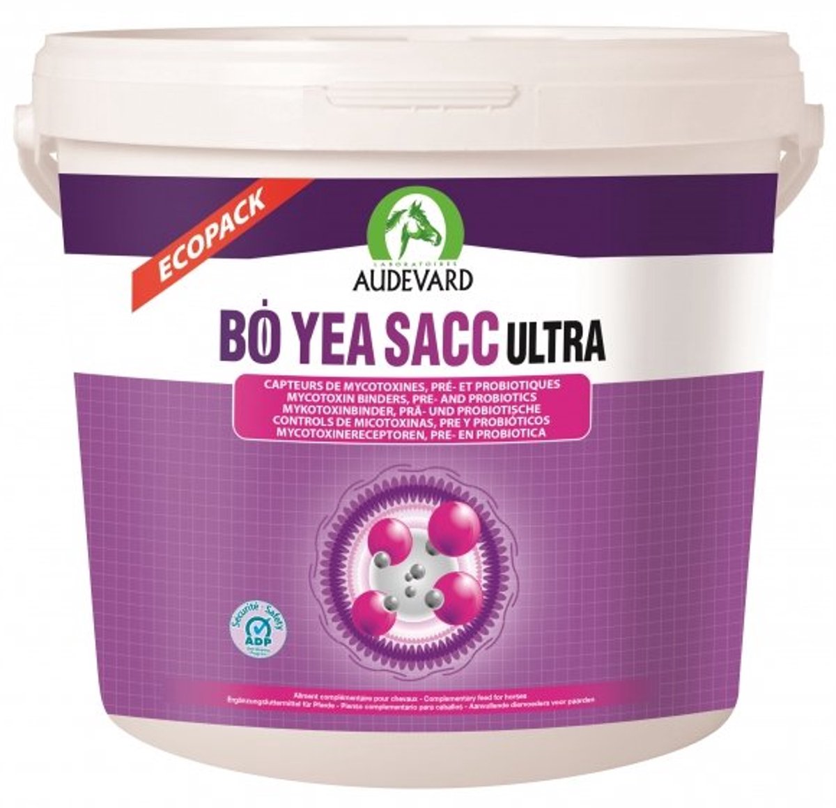 Audevard Bo Yea Sacc Ultra 5Kg Prebiotica en Probiotica Aanvullend Voeder voor Paarden
