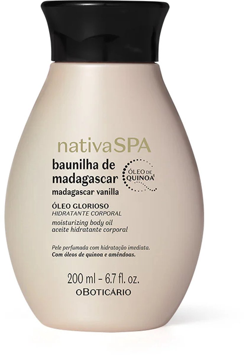Nativa Spa Madagascar Vanille Hydraterende Olie 200ml